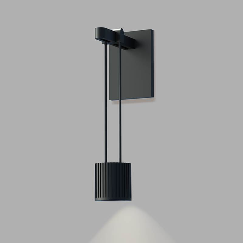 Sonneman Suspenders Mini Single Sconce With Suspended Cylinder W/flood Lens