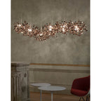 Terzani 0N89SN4C8A Rose Gold 6 Linear Multi Light Pendant Image 3