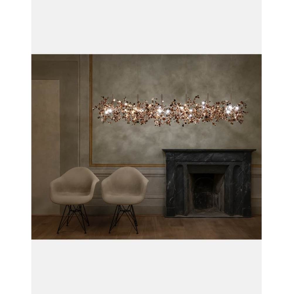 Terzani 0N89SN4C8A Rose Gold 6 Linear Multi Light Pendant Image 2