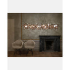 Terzani 0N89SN4C8A Rose Gold 6 Linear Multi Light Pendant Image 2
