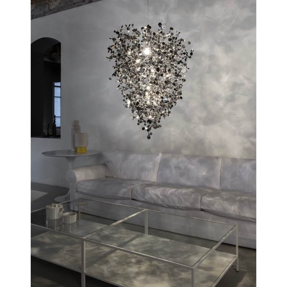 Terzani 0N94SE7C8A Stainless Steel Large Chandelier Image 2