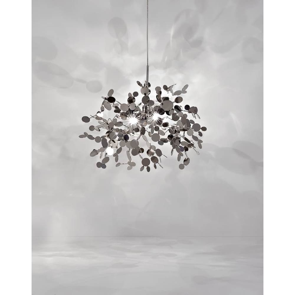 Terzani 0N90SE7C8A Stainless Steel Pendant Light With Canopy Image 1