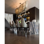 Terzani 0A17SE7C8A Nickel Medium Linear Chandelier Image 3