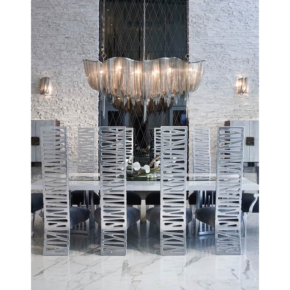 Terzani 0A16SE7C8A Nickel Large Linear Chandelier Image 2