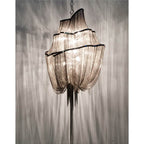 Terzani 0A13SE9C8A Black Nickel Small Three Tier Chandelier Image 1