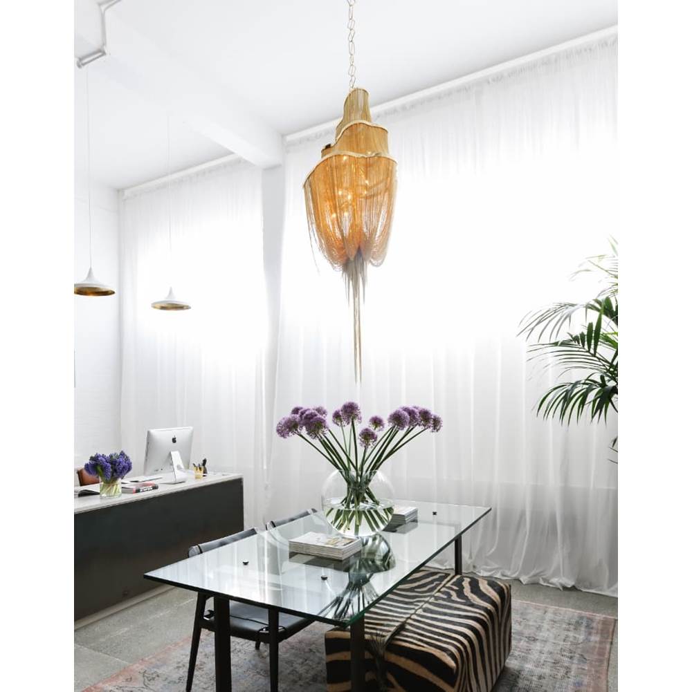 Terzani 0A15SL6C8A Gold Plated Large Three Tier Chandelier Image 2