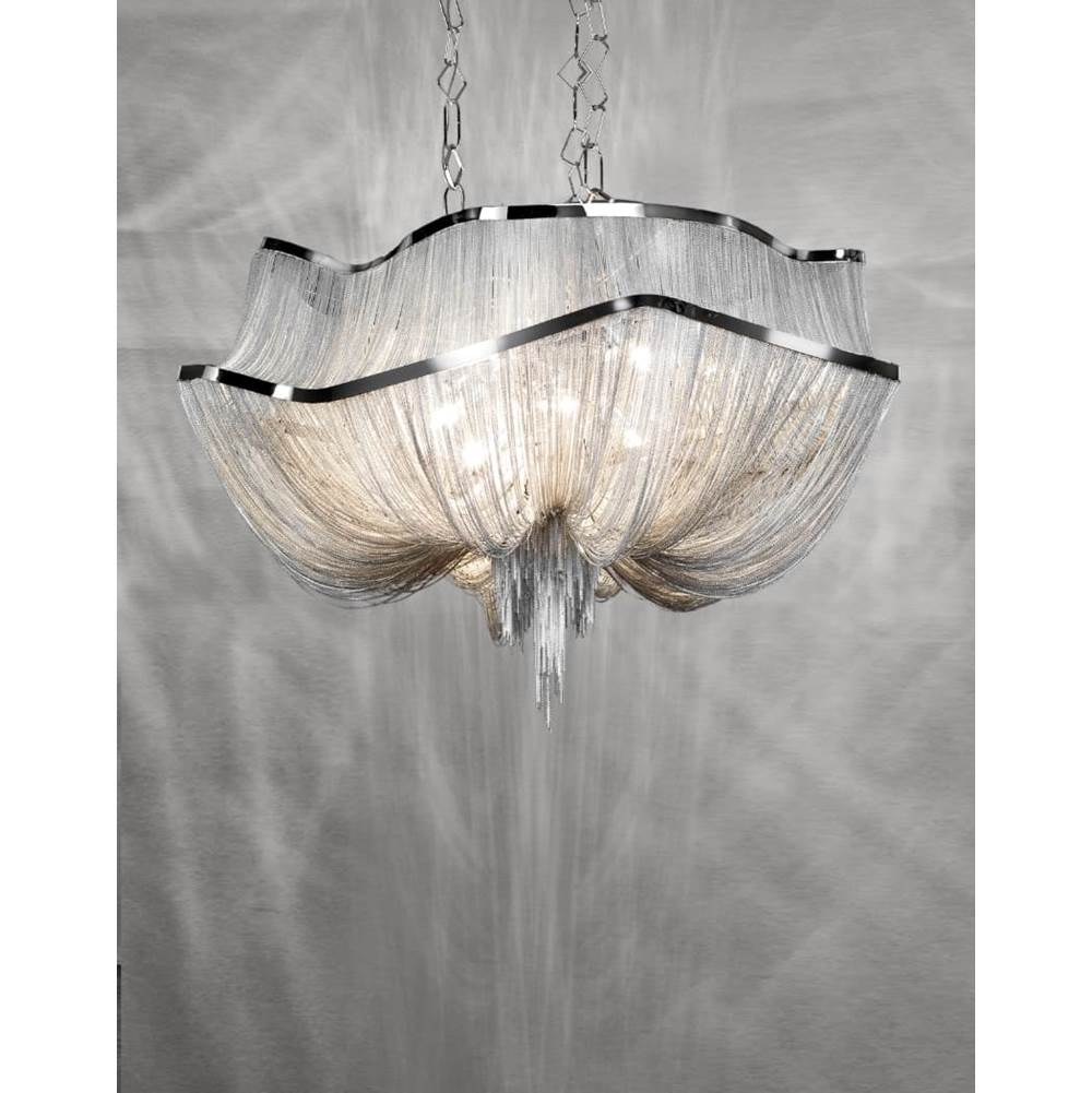 Terzani 0J01SE7C8A Nickel Two Tier Chandelier Image 1