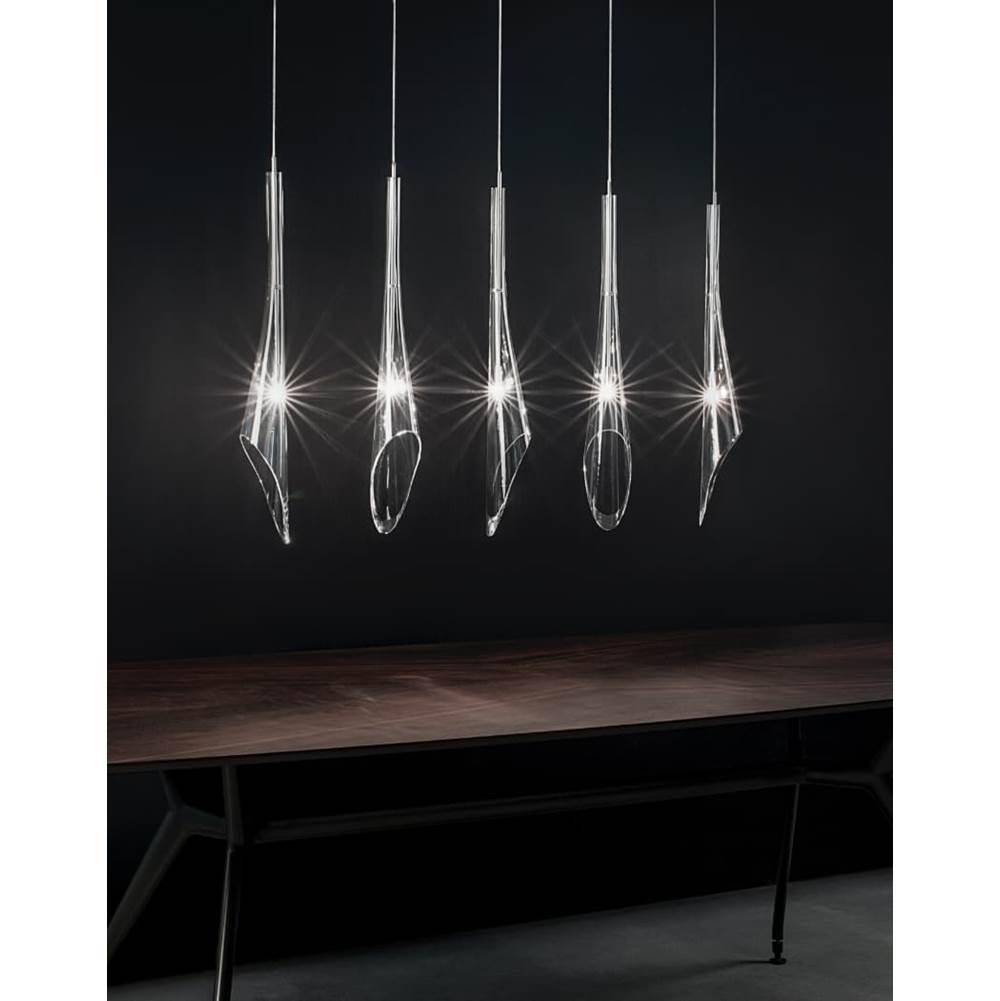 Terzani Calle 5 Linear Multi Light Pendant