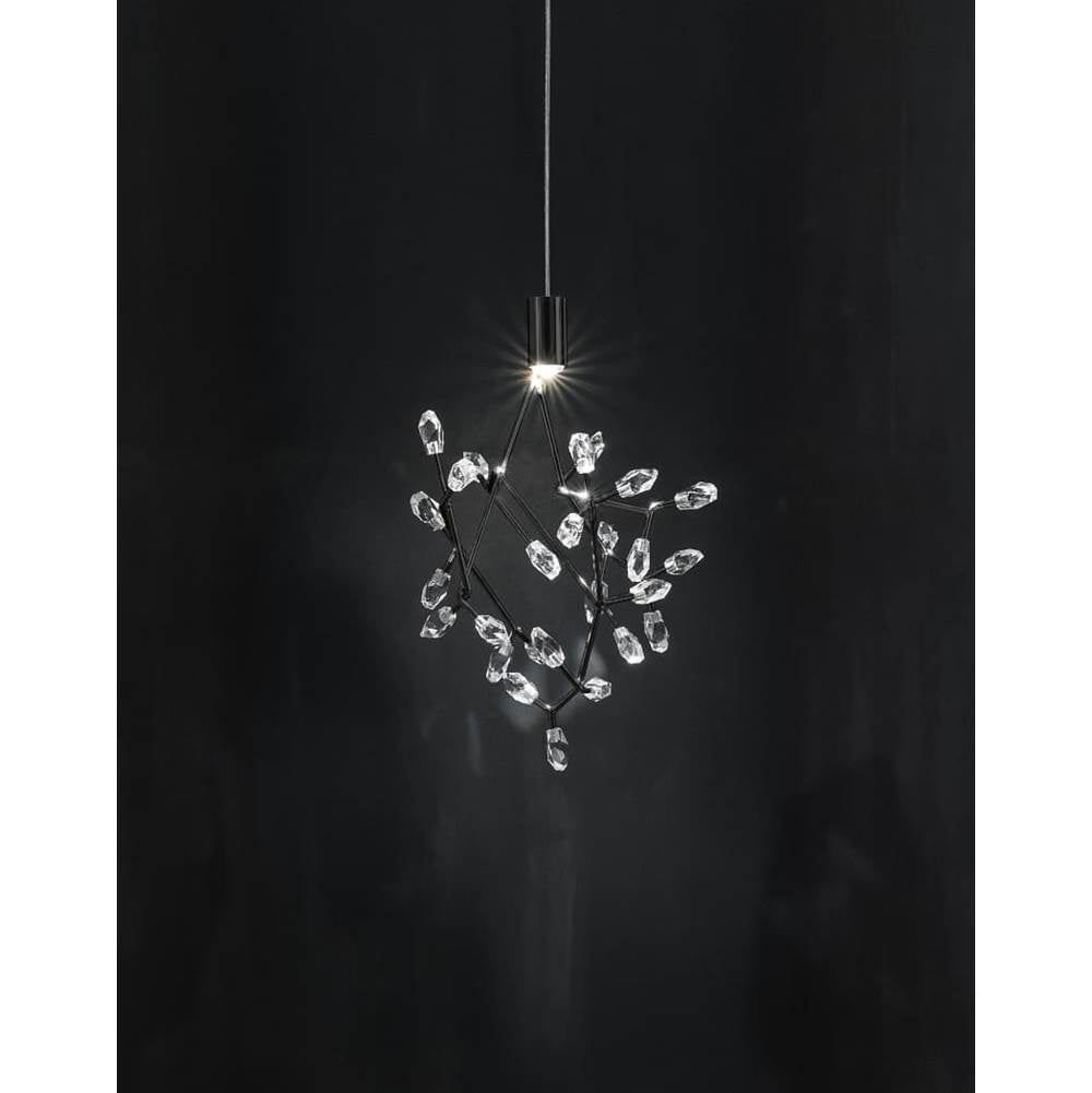 Terzani 0P22SE9A9A Black,Nickel,Clear Pendant Light Image 1