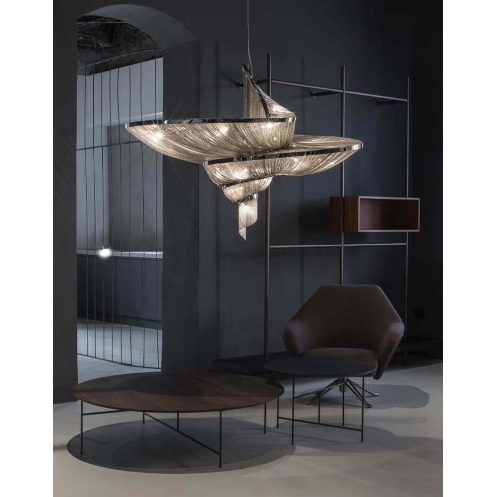 Terzani 0G90SE7C8A Nickel Chandelier Image 1