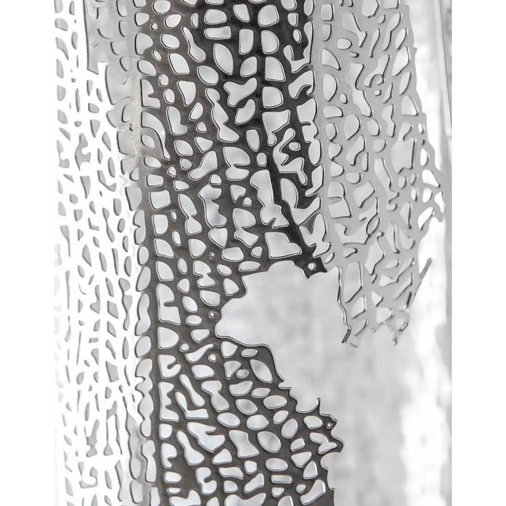 Terzani 0Q03SG7A9A Silver,Clear Glass Cone Pendant Light Image 1