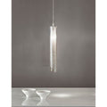 Terzani 0Q01SE8A9A White,Clear Glass Small Cylinder Pendant Light Image 1