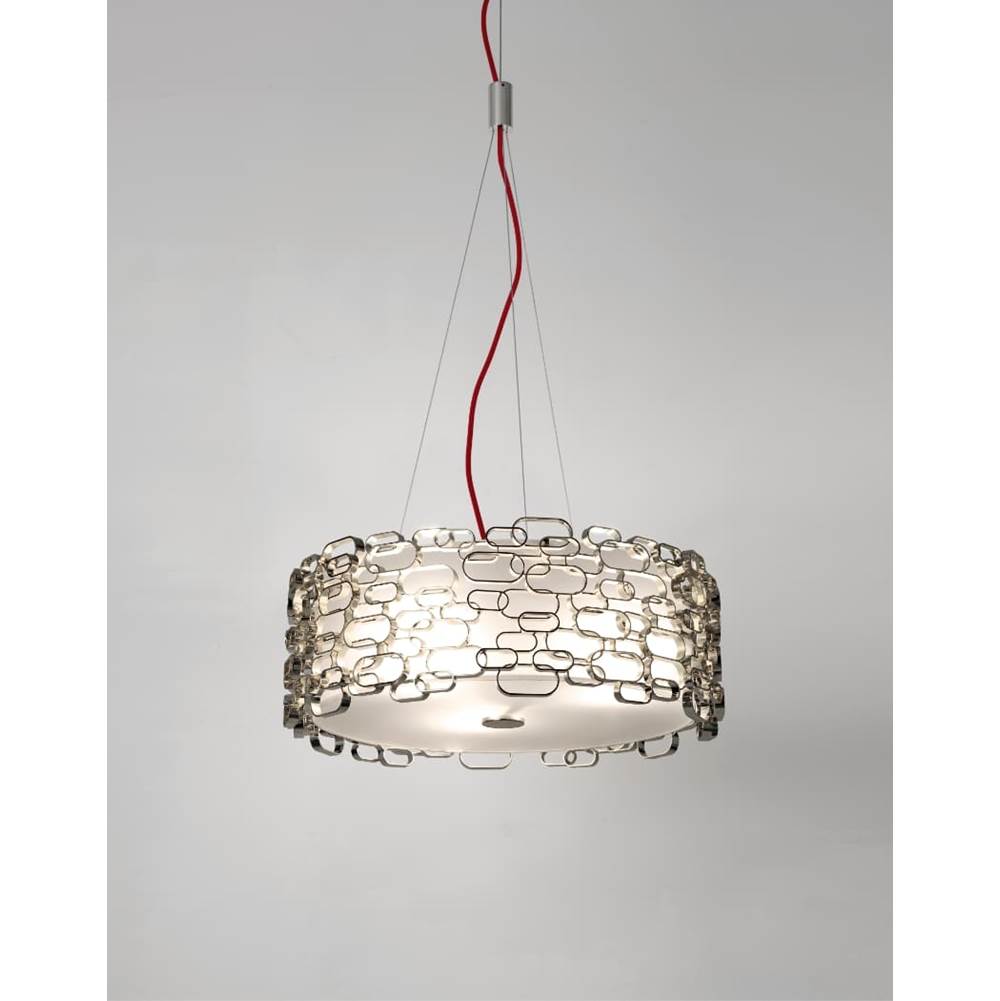 Terzani 0N16SE7C8A Nickel Chandelier Image 1