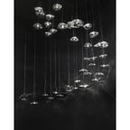 Terzani 0K011E8A9A Clear Crystal Pendant Light With Canopy Image 7
