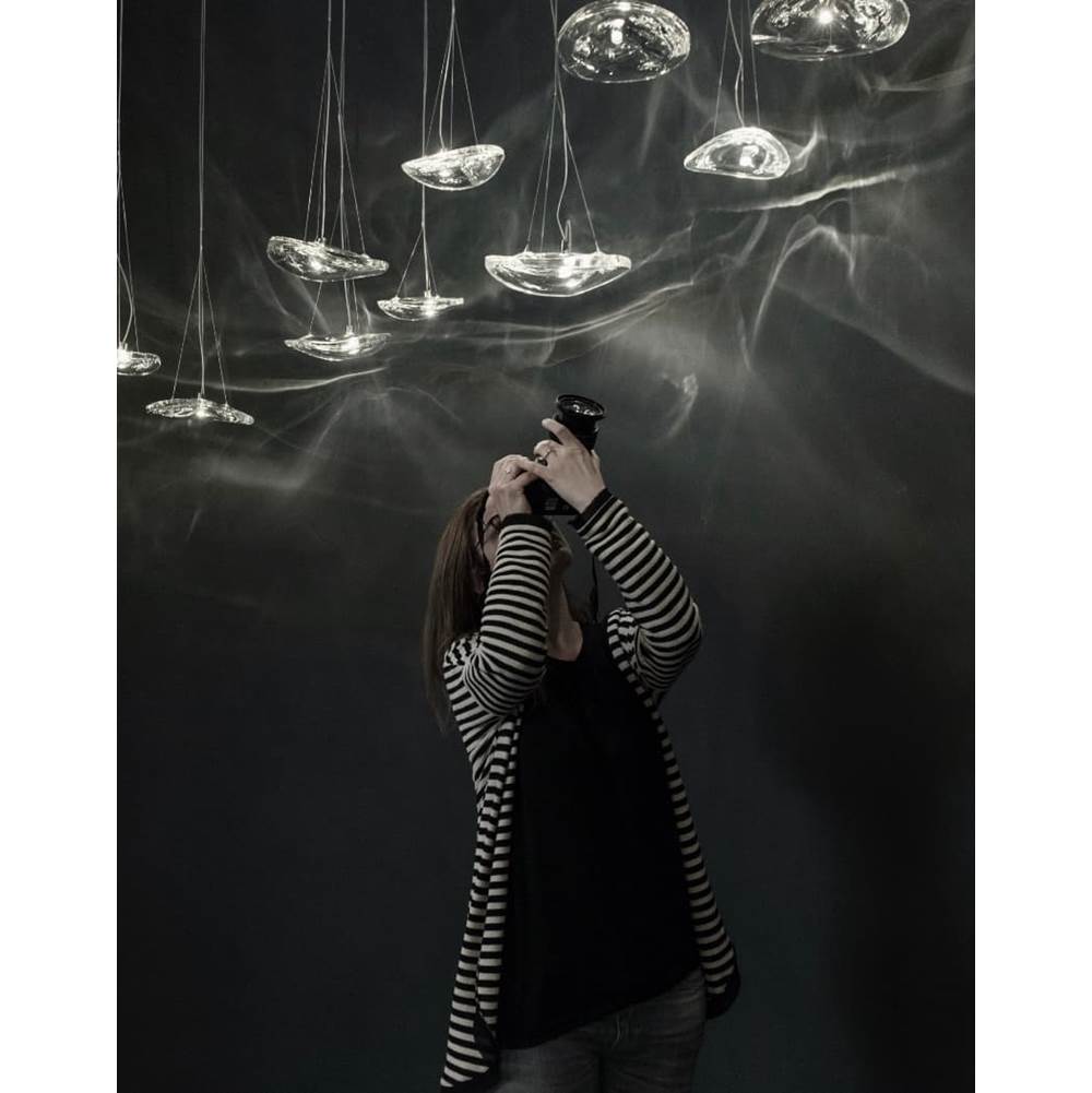 Terzani 0K011E8A9A Clear Crystal Pendant Light With Canopy Image 9