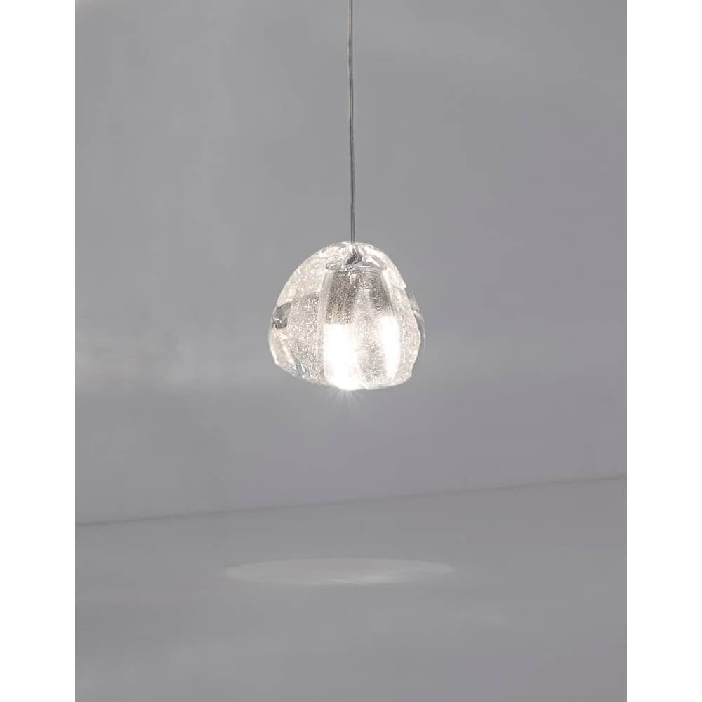 Terzani 0R15SE8F4AR Clear Silverdust Crystal 15 Rectangular Multi Light Pendant Image 1