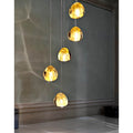 Terzani 0R05SE8A4A Clear Gold Crystal 5 Light Pendant Image 1