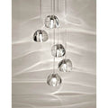 Terzani 0R05SE8A9A Clear Crystal 5 Light Pendant Image 1