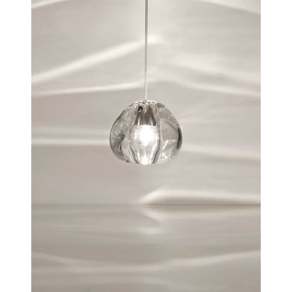 Terzani 0R01SE8A9A Clear Crystal Pendant Light With Canopy Image 1