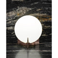 Terzani 0C02BN4F5A Rose Gold,Satin White Glass Table Lamp Image 1