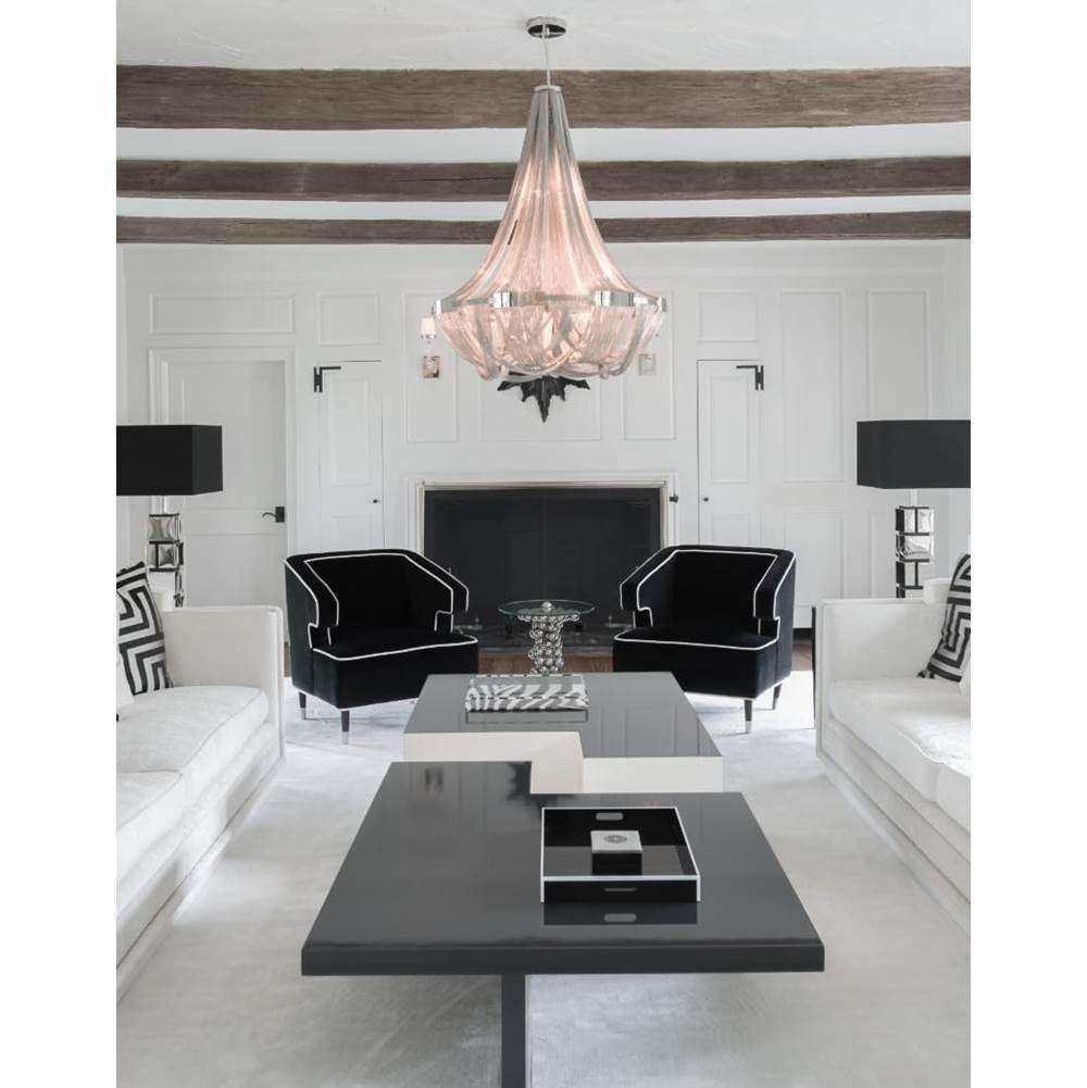 Terzani 0G57SH4C8A Nickel,Brushed Nickel Large Chandelier Large Image 3