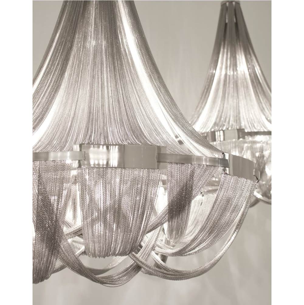 Terzani 0G57SH4C8A Nickel,Brushed Nickel Large Chandelier Large Image 6