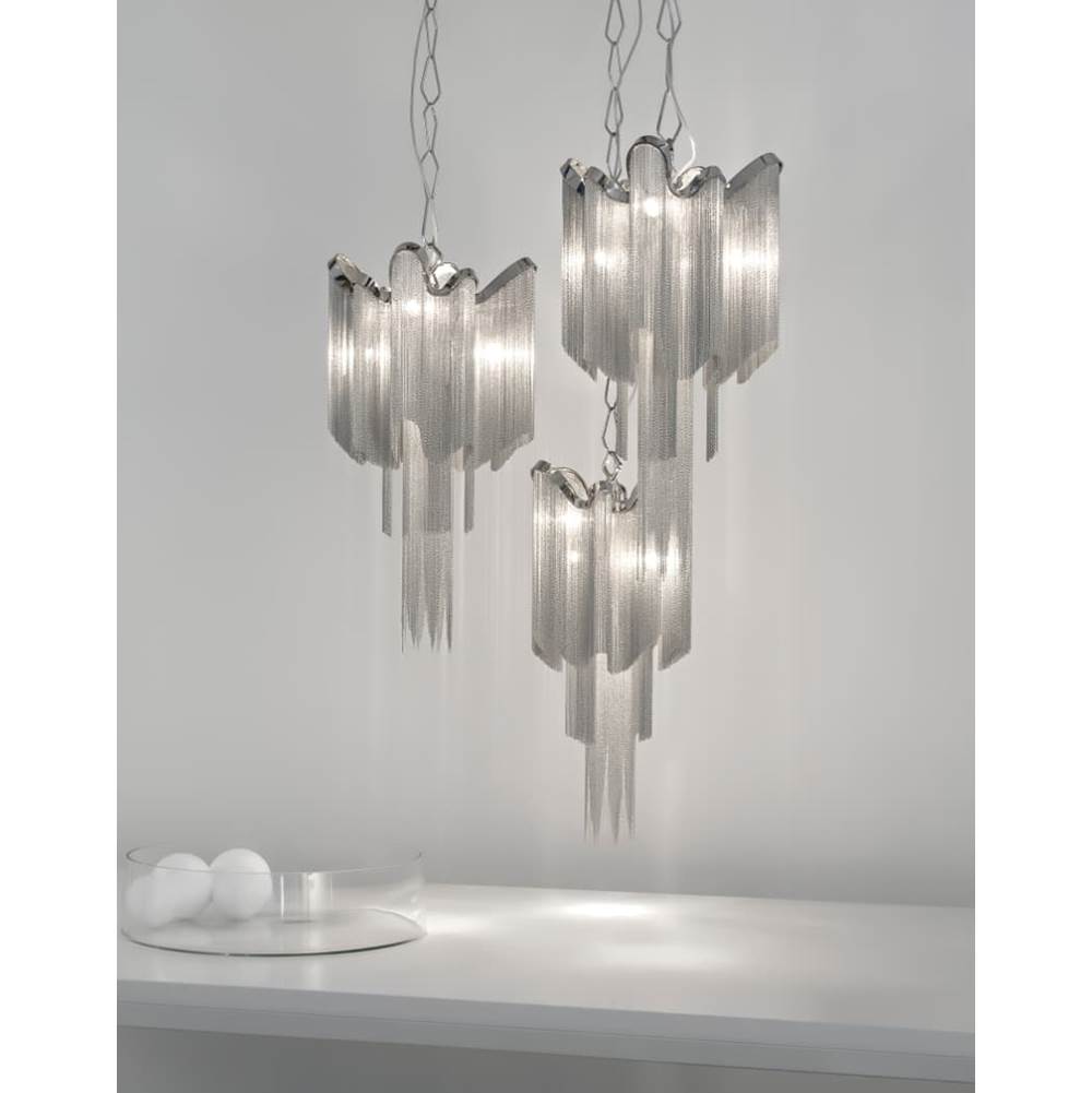 Terzani 0J54SE7C8A Nickel Mini Chandelier Image 1