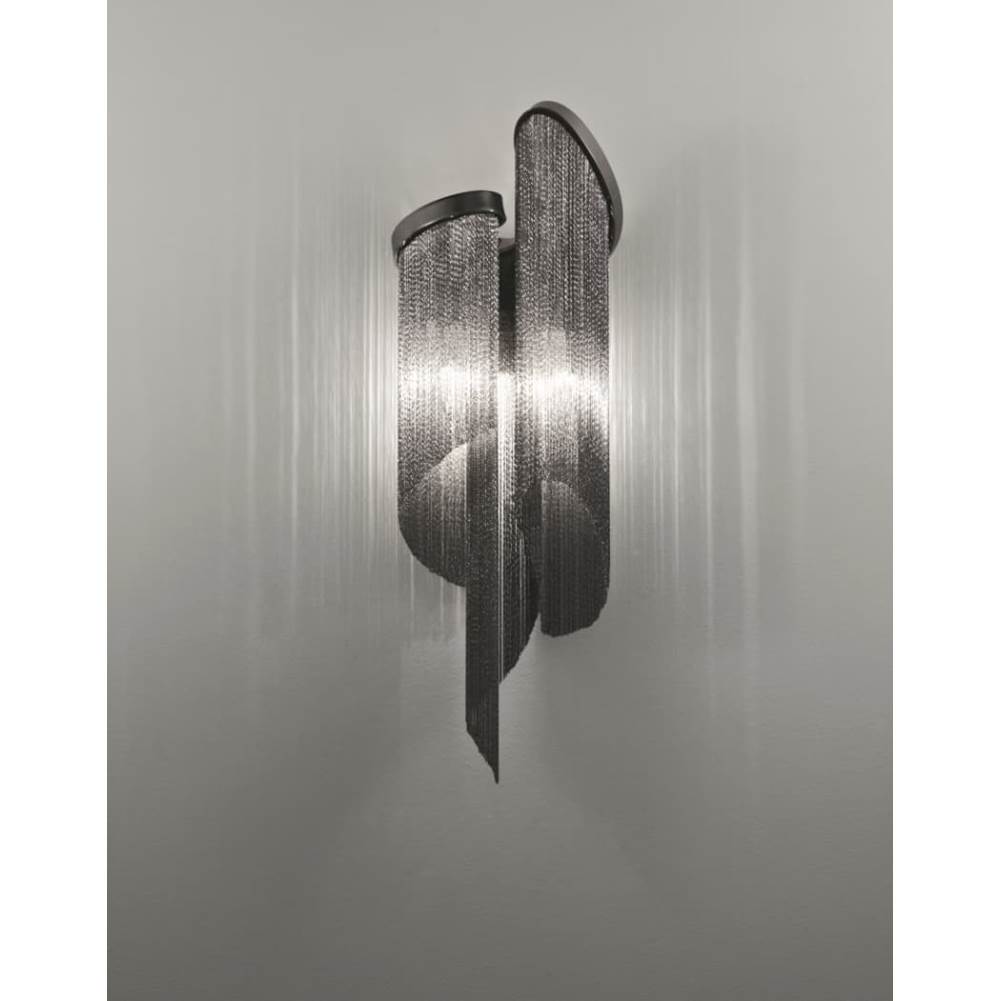 Terzani 0J60AE9C8A Black Nickel Wall Sconce Image 1