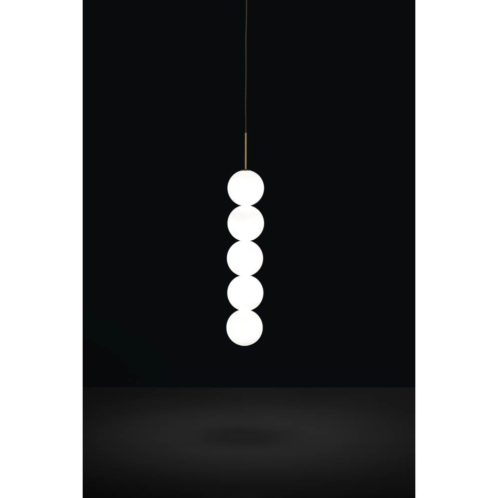 Terzani Abacus Small Pendant Light 5 Spheres With Canopy
