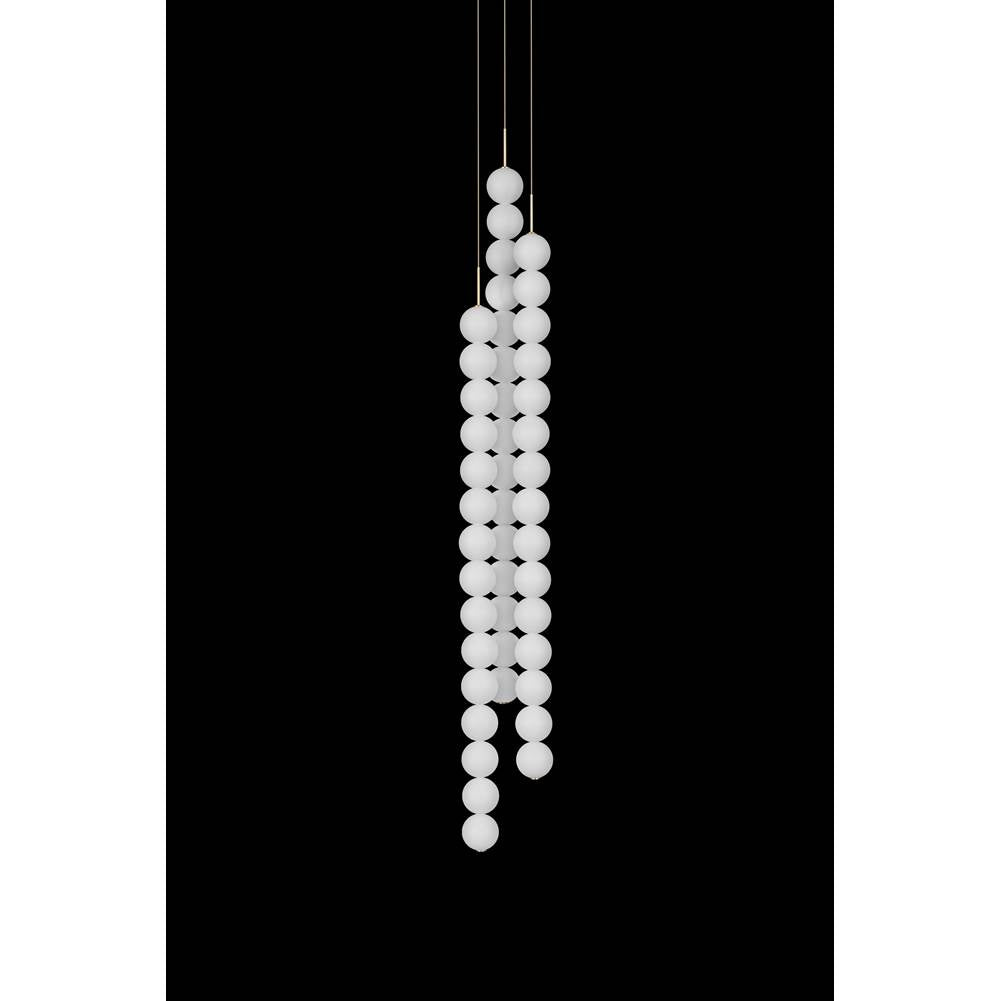 Terzani Abacus 3 Large Round Multi Light Pendant  15 Spheres