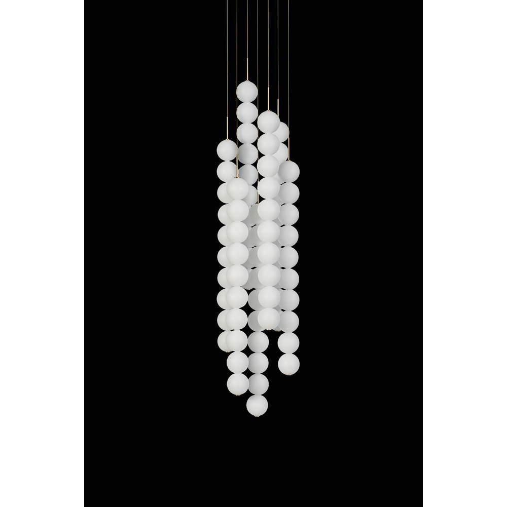 Terzani Abacus 7 Medium Round Multi Light Pendant  10 Spheres