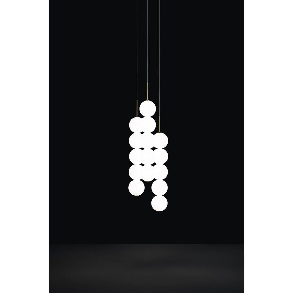 Terzani Abacus 3 Small Round Multi Light Pendant  5 Spheres