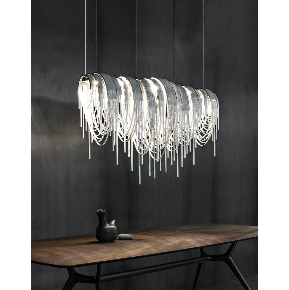 Terzani Volver Small Linear Chandelier
