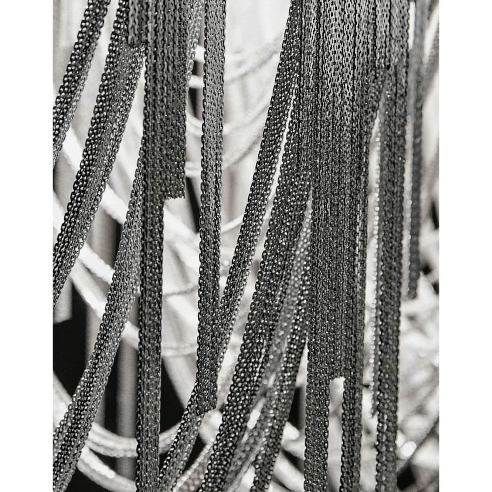 Terzani 0L62SE9C8AW Black Nickel Large Linear Chandelier Image 1