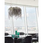 Terzani 0L61SE7C8AW Nickel Round Chandelier Image 5