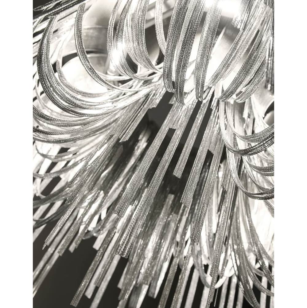 Terzani 0L61SE7C8AW Nickel Round Chandelier Image 4