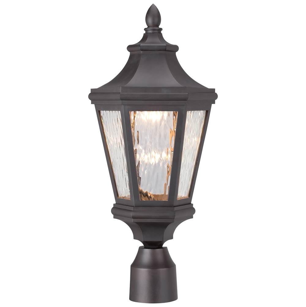 The Great Outdoors Hanford Pointe 1 Light Outdoor Led Post Mount Lantern