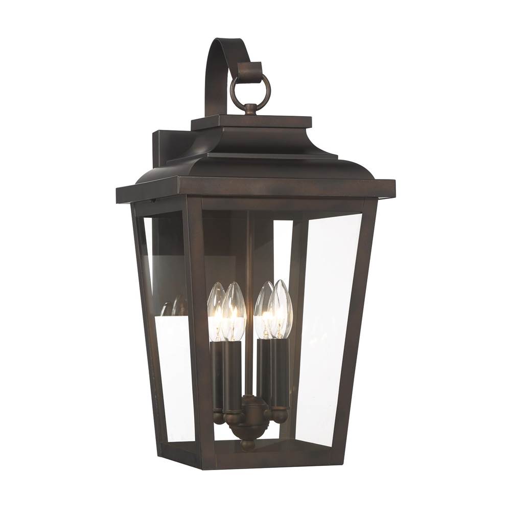 The Great Outdoors Irvington Manor Irvington Manor 4 Light Wall Mount