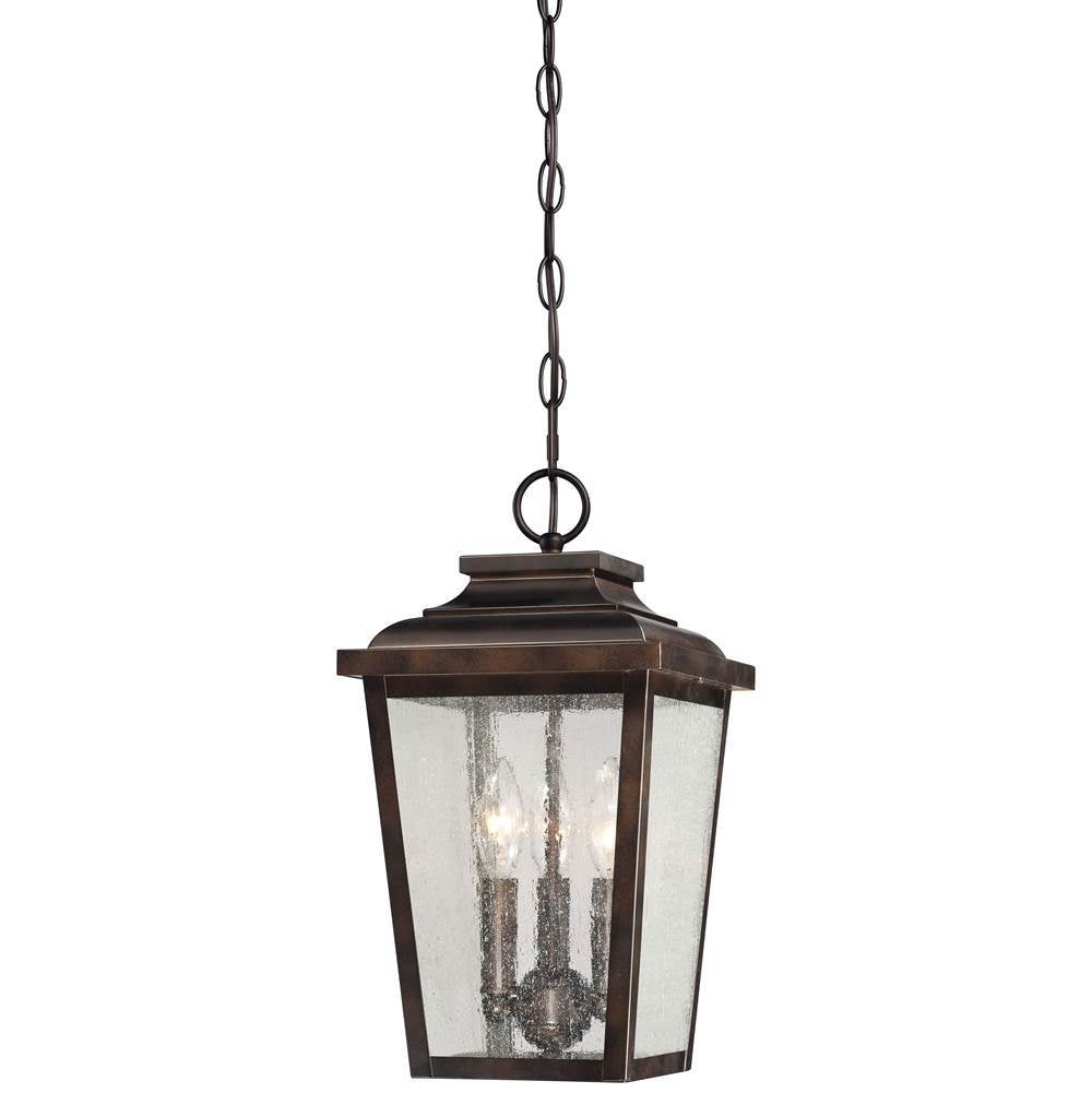 The Great Outdoors Irvington Manor 3 Light Outdoor Chain Hung