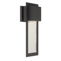 The Great Outdoors Westgate Sand Coal Led Outdoor Wall Mount With Clear Seeded Glass Shade