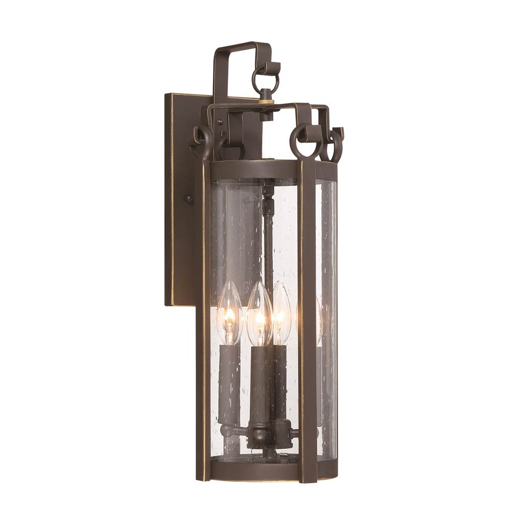 The Great Outdoors Somerset Lane 4 Light Outdoor Medium Wall Mount