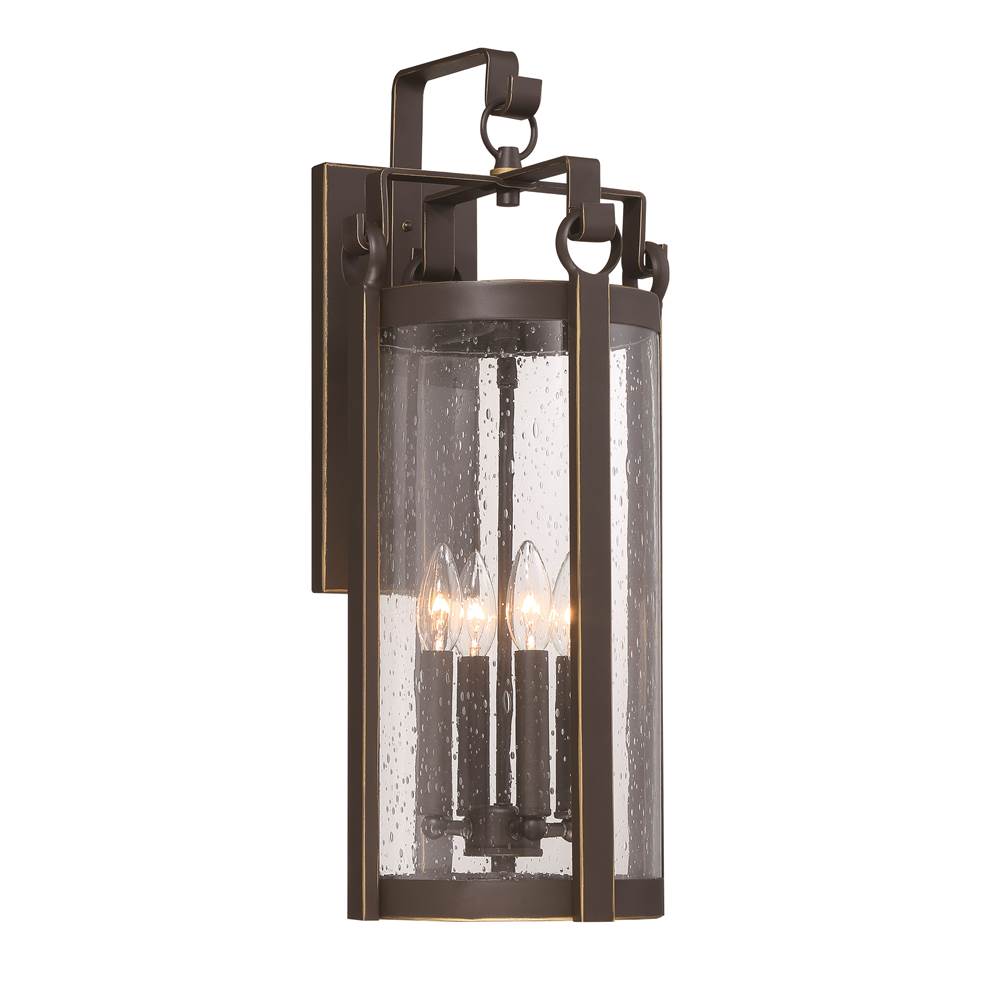 The Great Outdoors Somerset Lane 4 Light Large Outdoor Wall Mount
