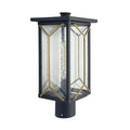 The Great Outdoors Hillside Manor 1 Light Outdoor Post