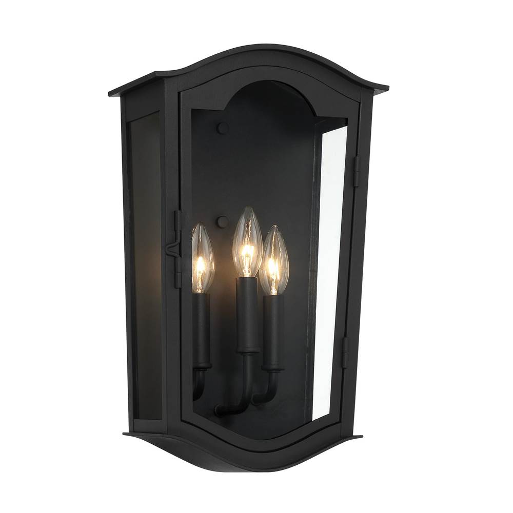 The Great Outdoors Houghton Hall 3 Light Outdoor Wall Mount