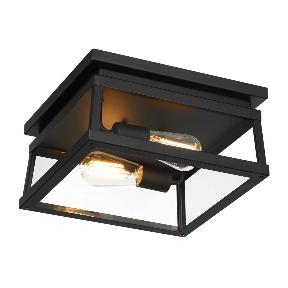 The Great Outdoors Isla Vista Isla Vista 2 Light Outdoor Flush Mount