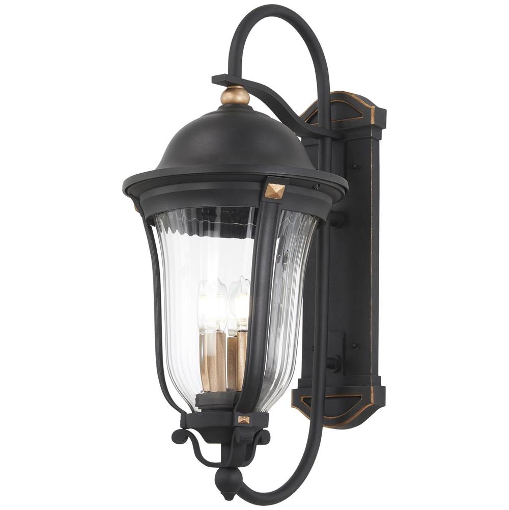 The Great Outdoors Peale Street 3 Light Outdoor Wall Mount