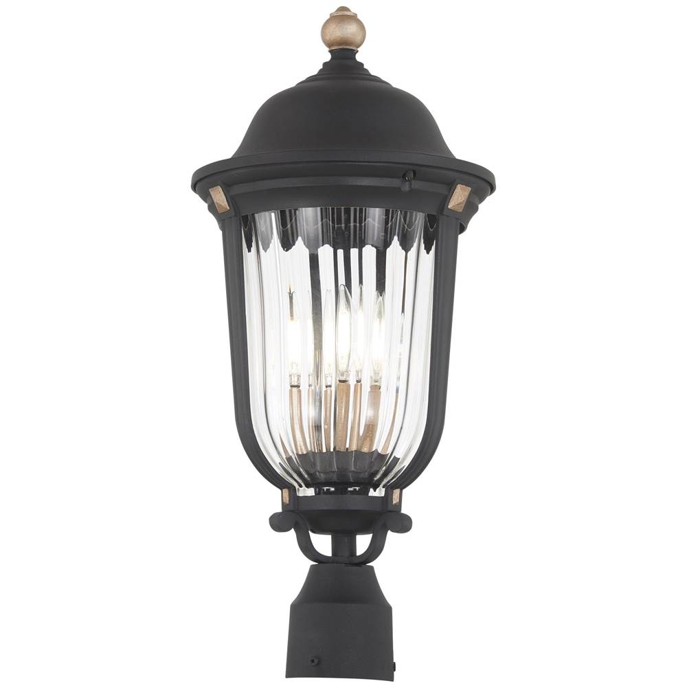 The Great Outdoors Peale Street 3 Light Outdoor Post Mount