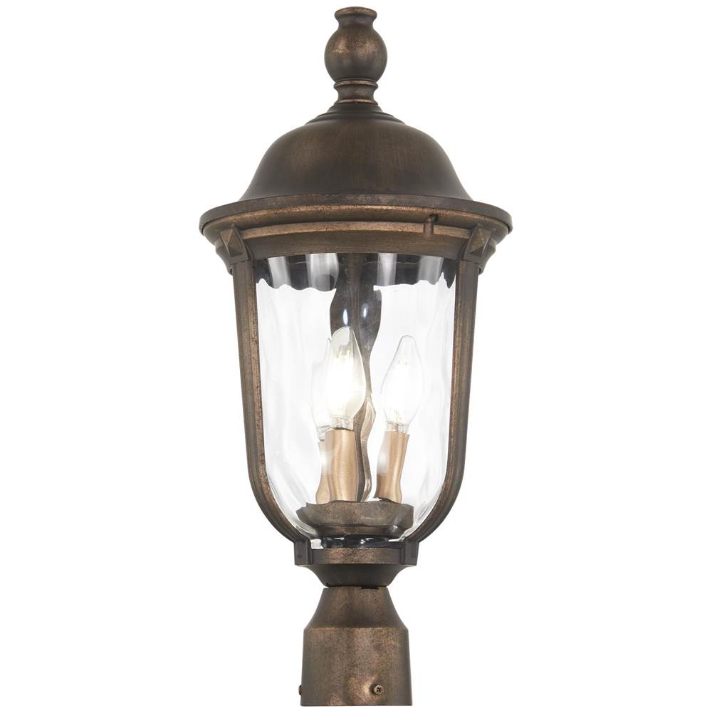 The Great Outdoors Havenwood 3 Light Outdoor Post Mount