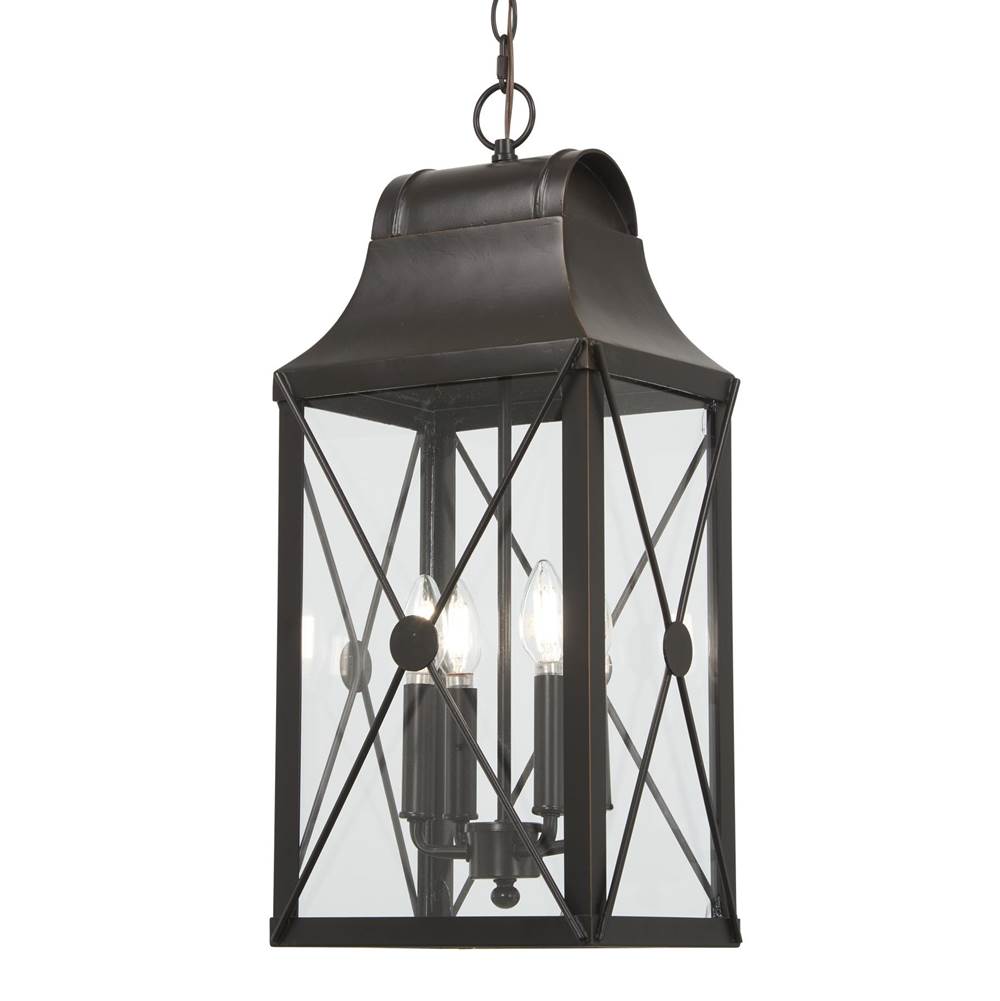 The Great Outdoors De Luz De Luz - 4 Light Outdoor Chain Hung