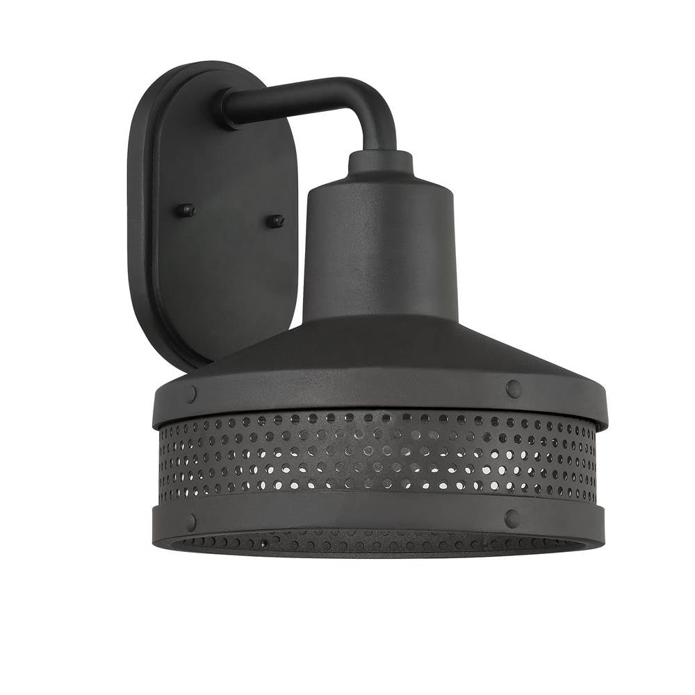 The Great Outdoors Abalone Point Abalone Point 1-light Sand Coal Outdoor Wall Mount